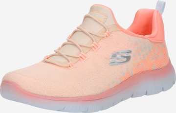 Teniși 'SUMMITS - MORNING GLOW' de la SKECHERS pe portocaliu: față