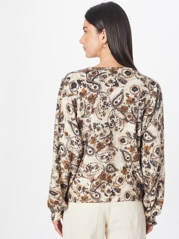 Pull-over 'Viola' Cream en marron