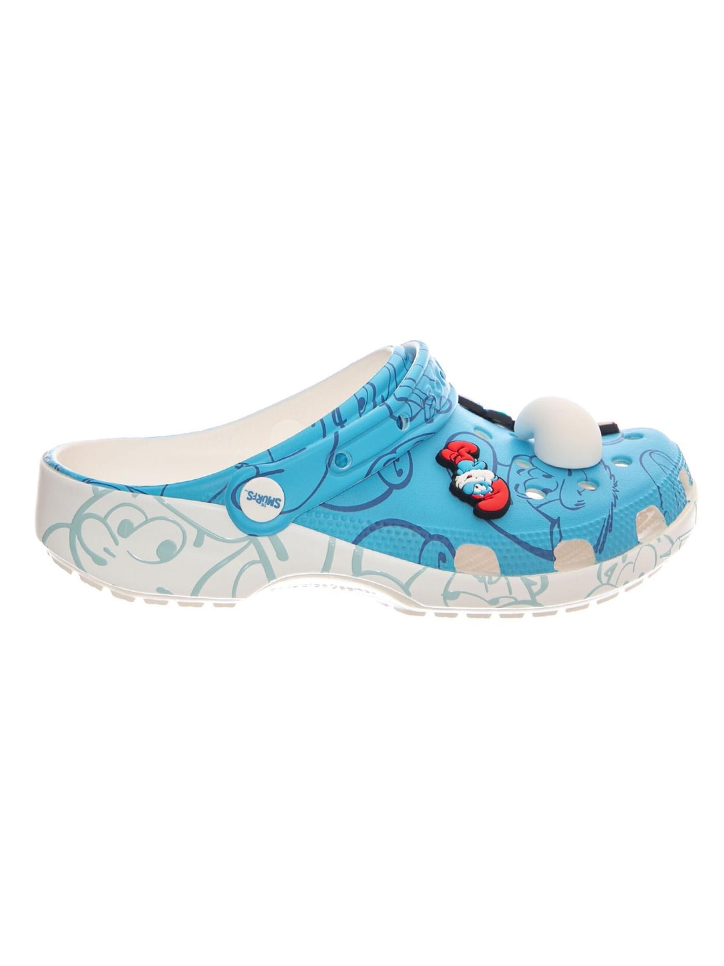 Crocs Træsko 'SMURFS' i blå: forside