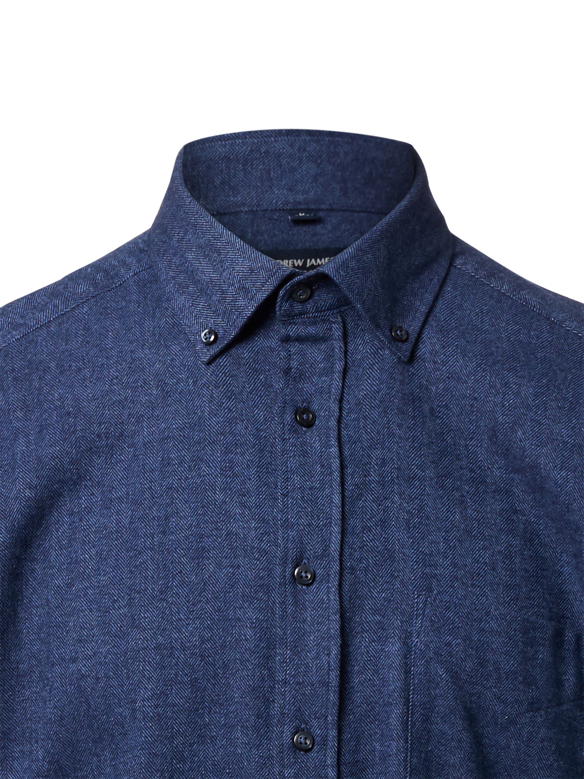Andrew James Regular fit Button Up Shirt in Blue