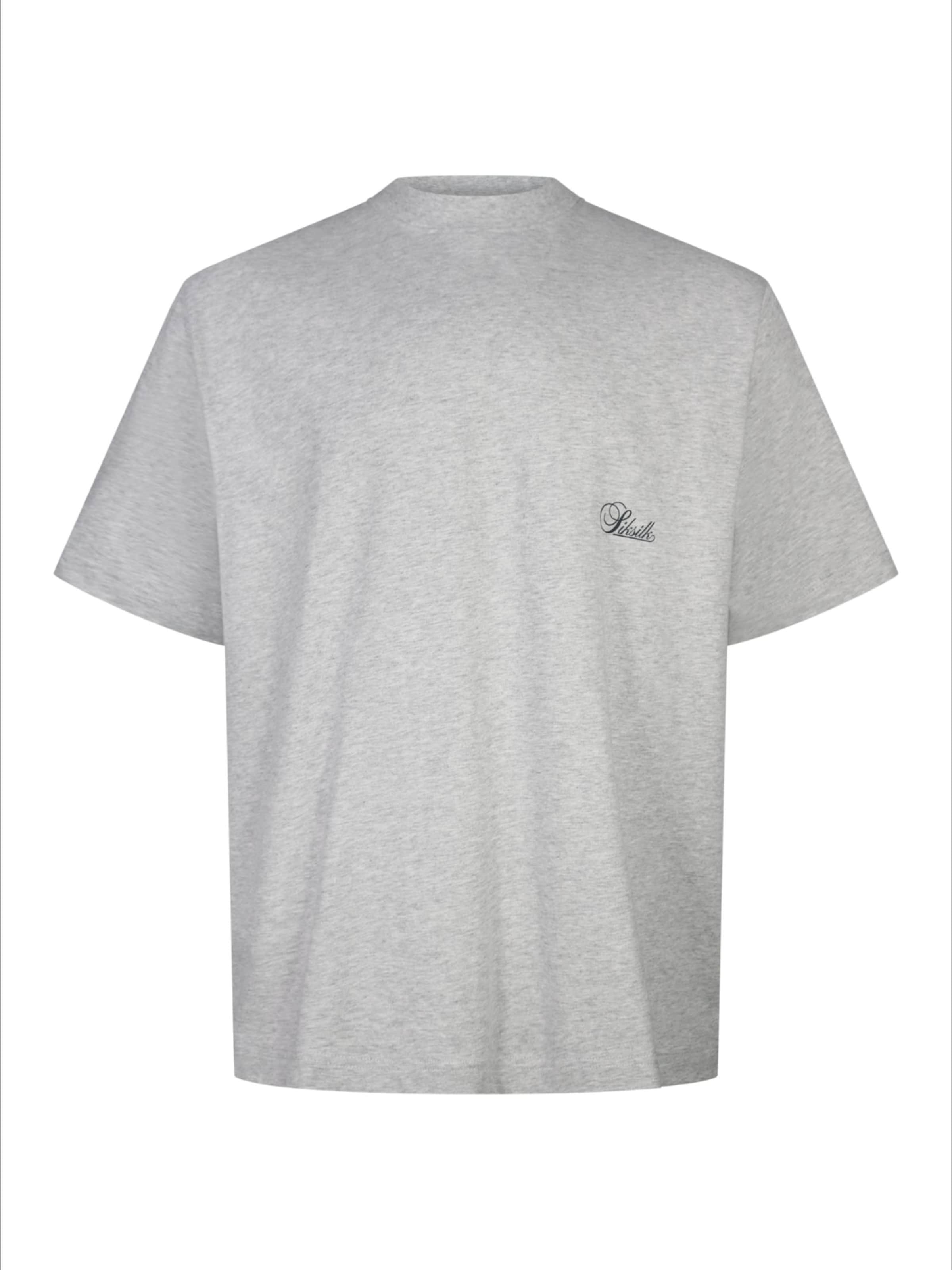 SikSilk Shirt in Grijs: voorkant