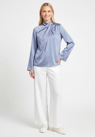 usha WHITE LABEL Blouse 'Festive' in Blauw