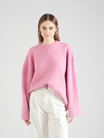 Pull-over Gina Tricot en rose : devant