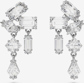 Swarovski Earrings in Silver: front