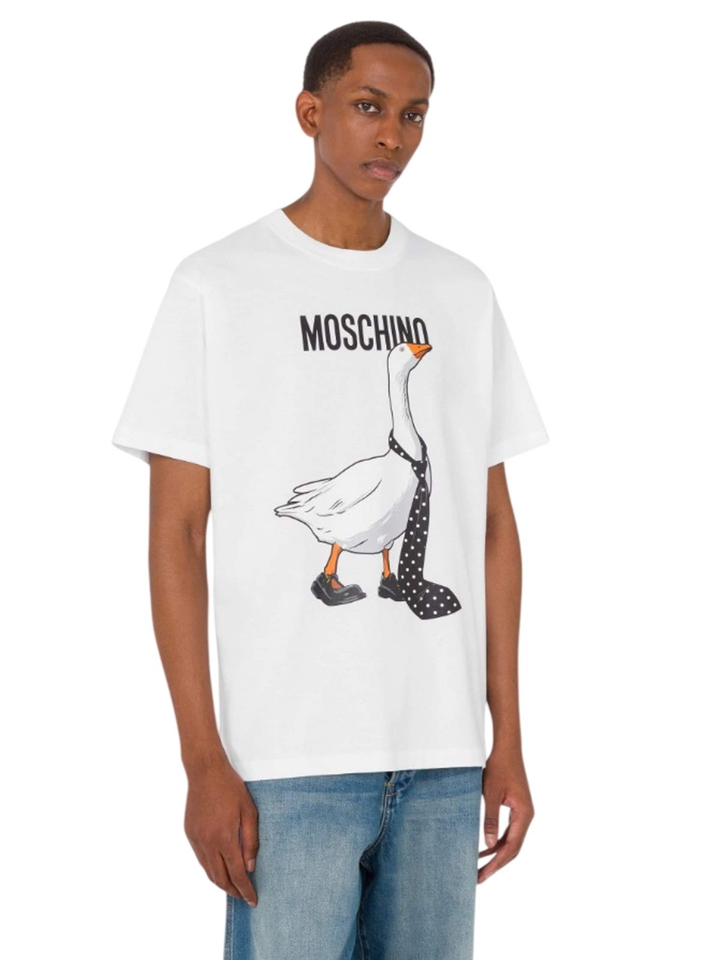 MOSCHINO - Camiseta en blanco