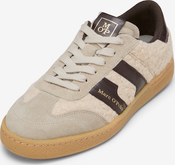 Baskets basses Marc O'Polo en marron : devant
