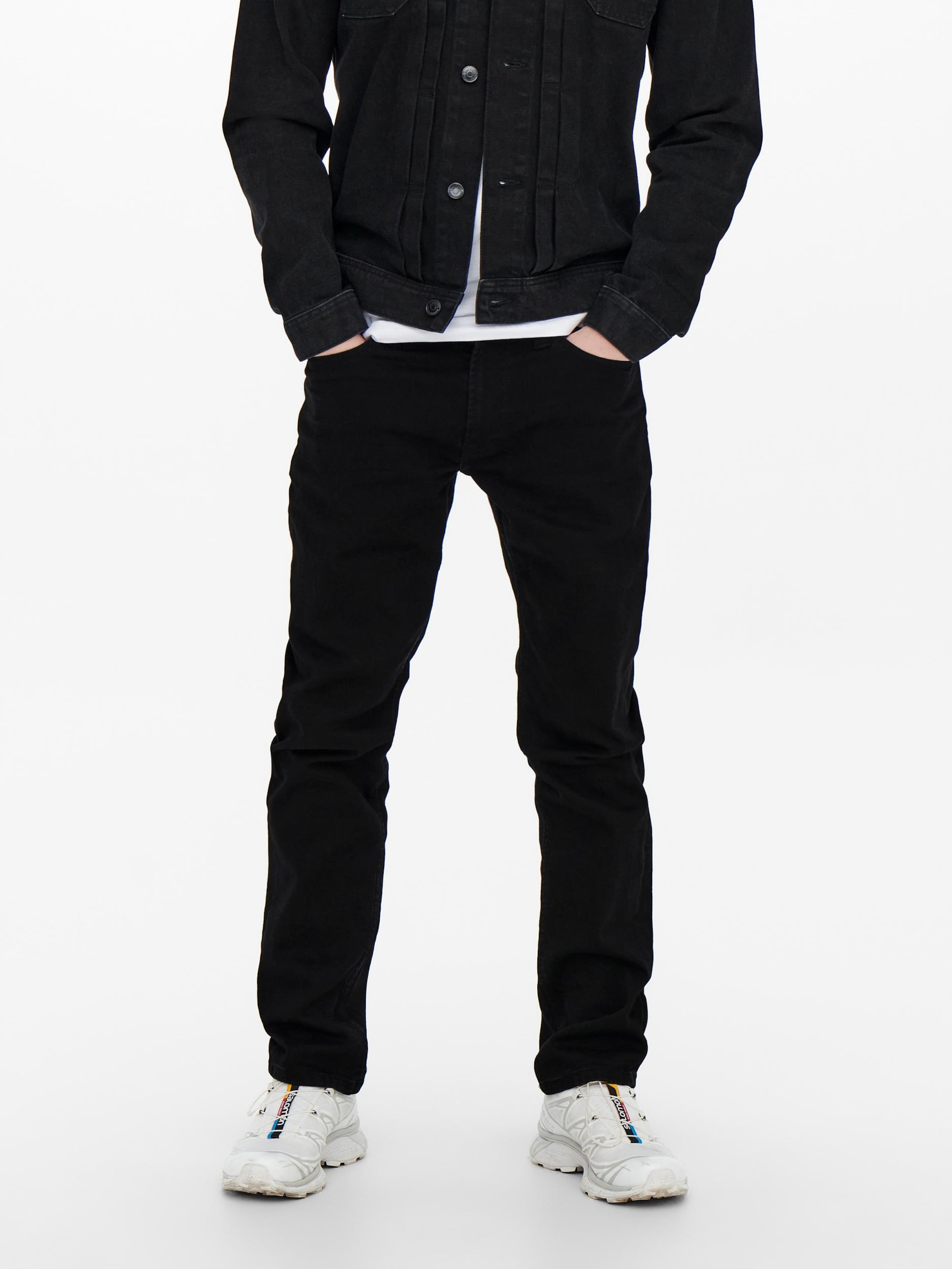 Black jeans for mens cheap online