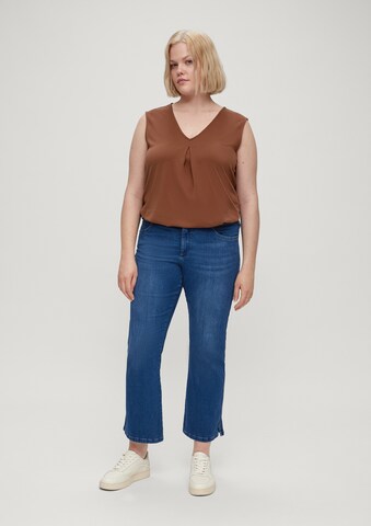 TRIANGLE Flared Jeans in Blau