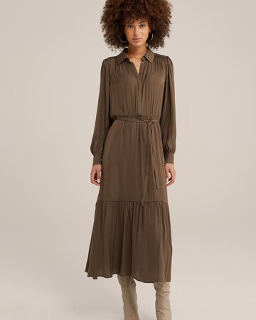 WE Fashion Blusenkleid in Grün: Vorderseite