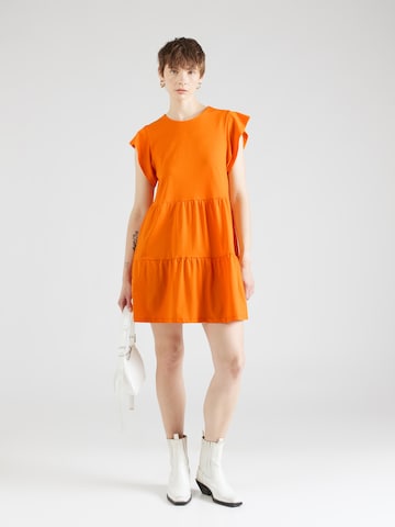 VILA Letné šaty 'SUMMER' - oranžová: predná strana