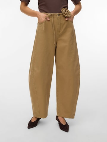 VERO MODA Wide Leg Jeans '10343028' i beige: forside