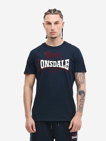 LONSDALE Koszulka 'Elton' w kolorze niebieski: przód