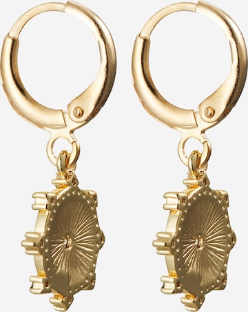 Fräulein Wunder Earrings 'Wheel Of Fortune' in Gold