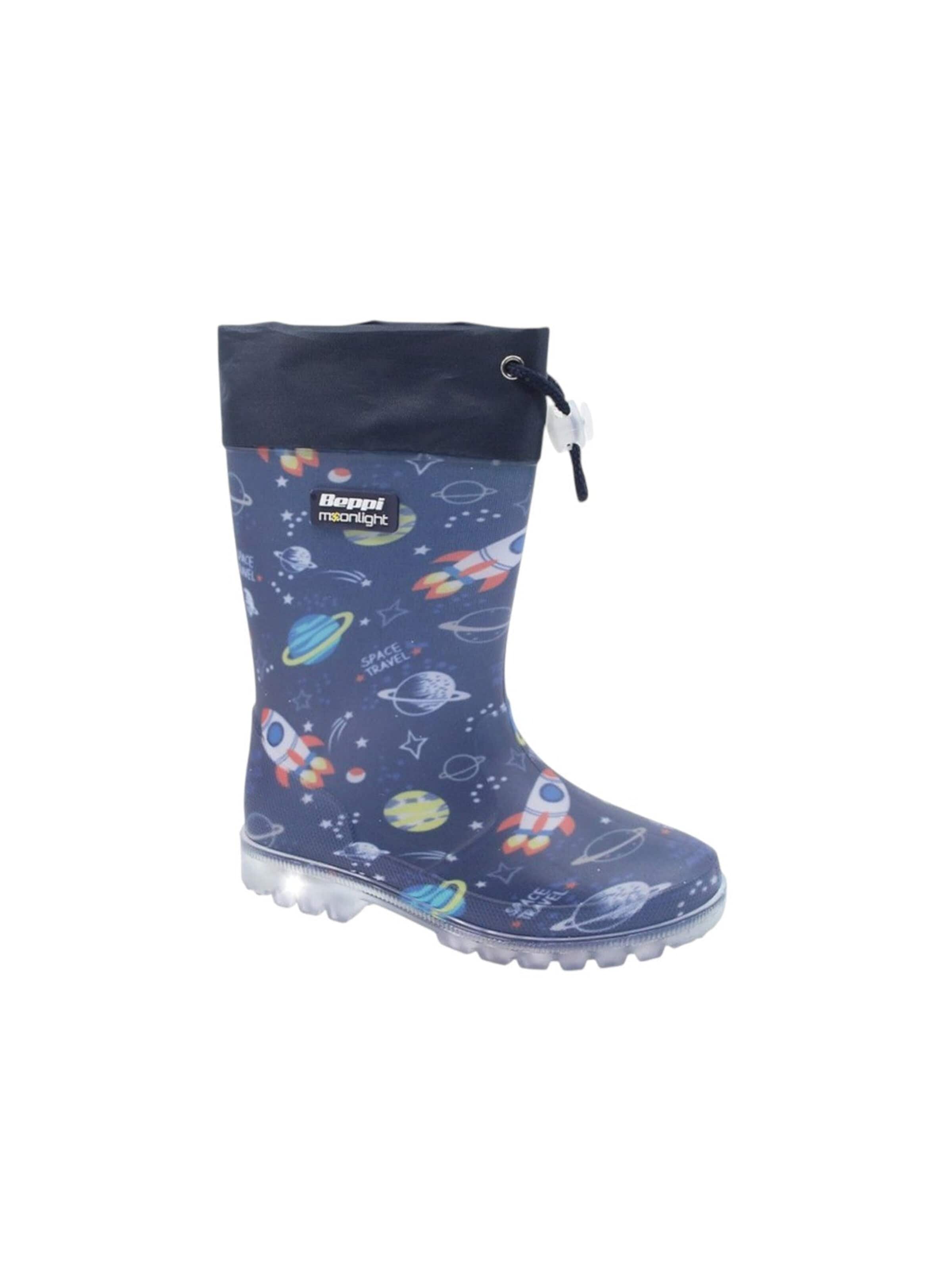 Bottes en caoutchouc Beppi en bleu : devant
