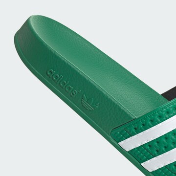 ADIDAS ORIGINALSNatikače s potpeticom 'Adilette' - zelena boja