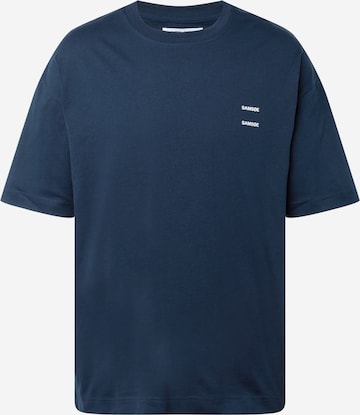 Samsøe Samsøe - Camiseta 'JOEL' en azul: frente