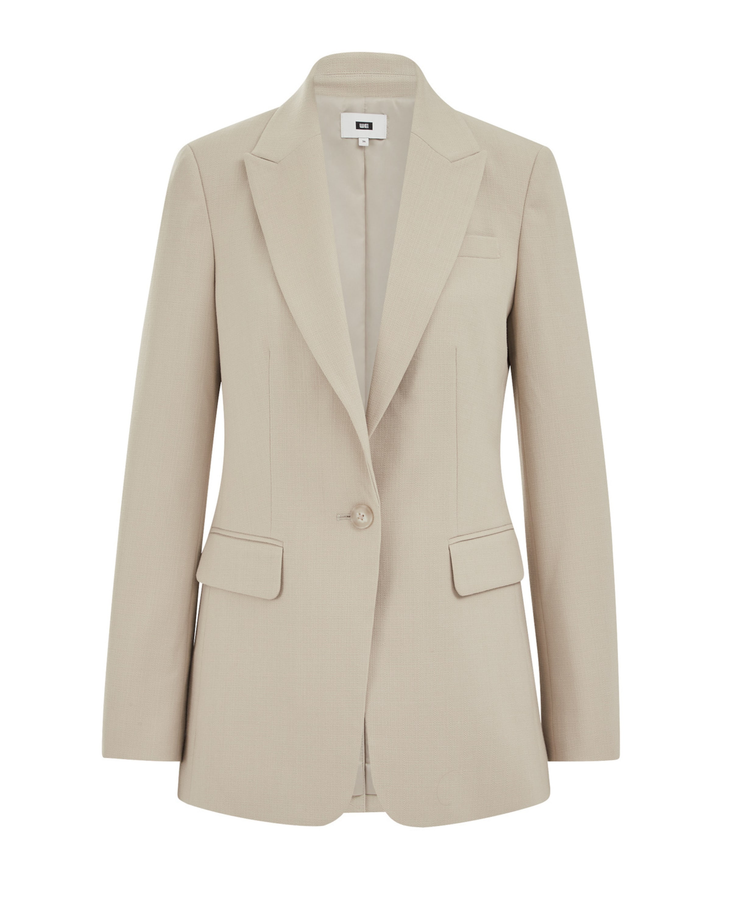 WE Fashion Блейзер в Бежевый: спереди