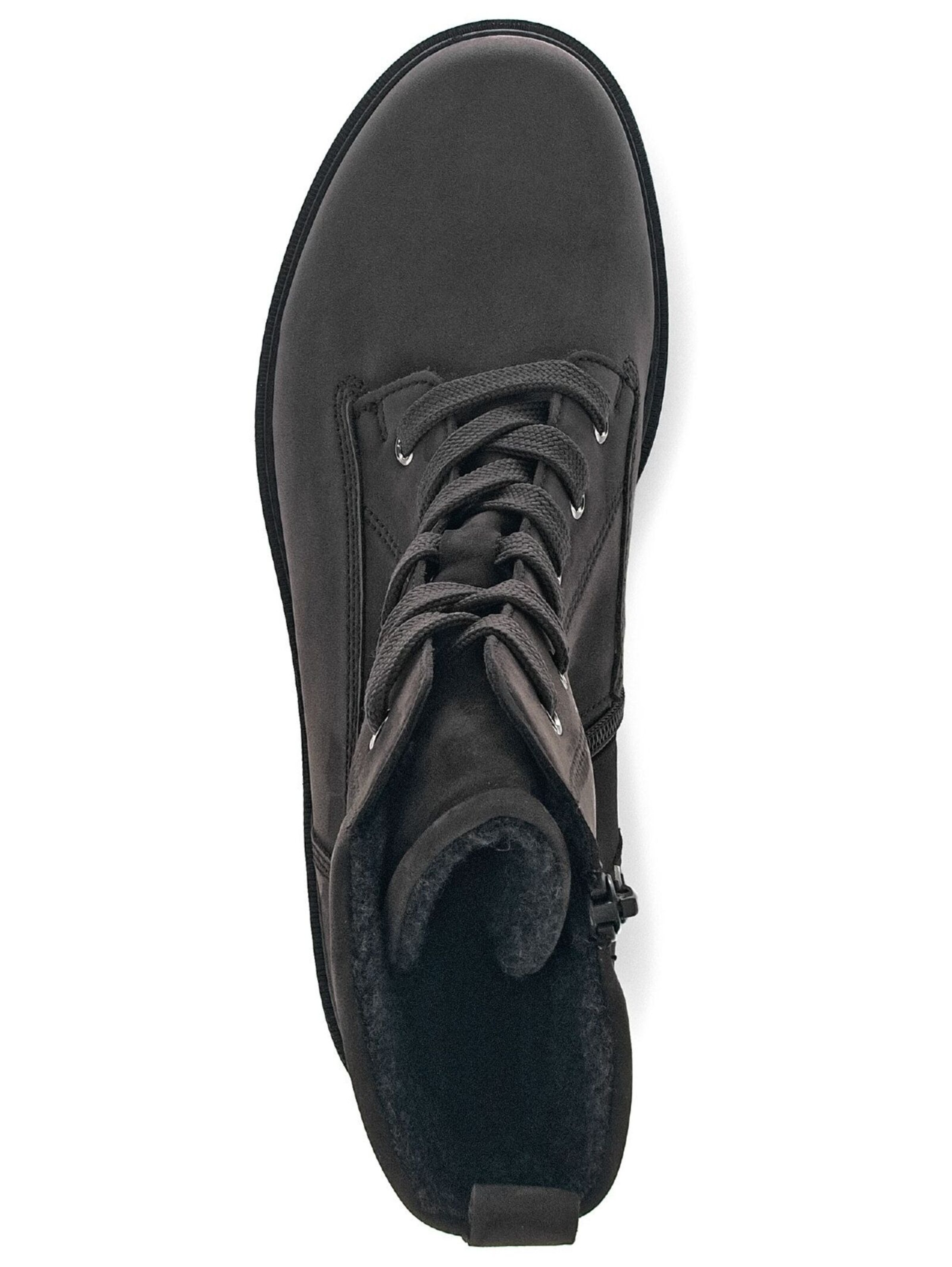 GABOR Lace-up bootie in Grey