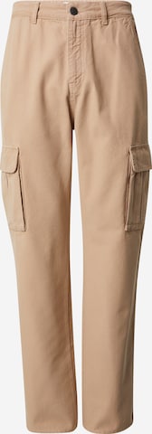 Regular Pantalon cargo 'Franz' DAN FOX APPAREL en beige : devant