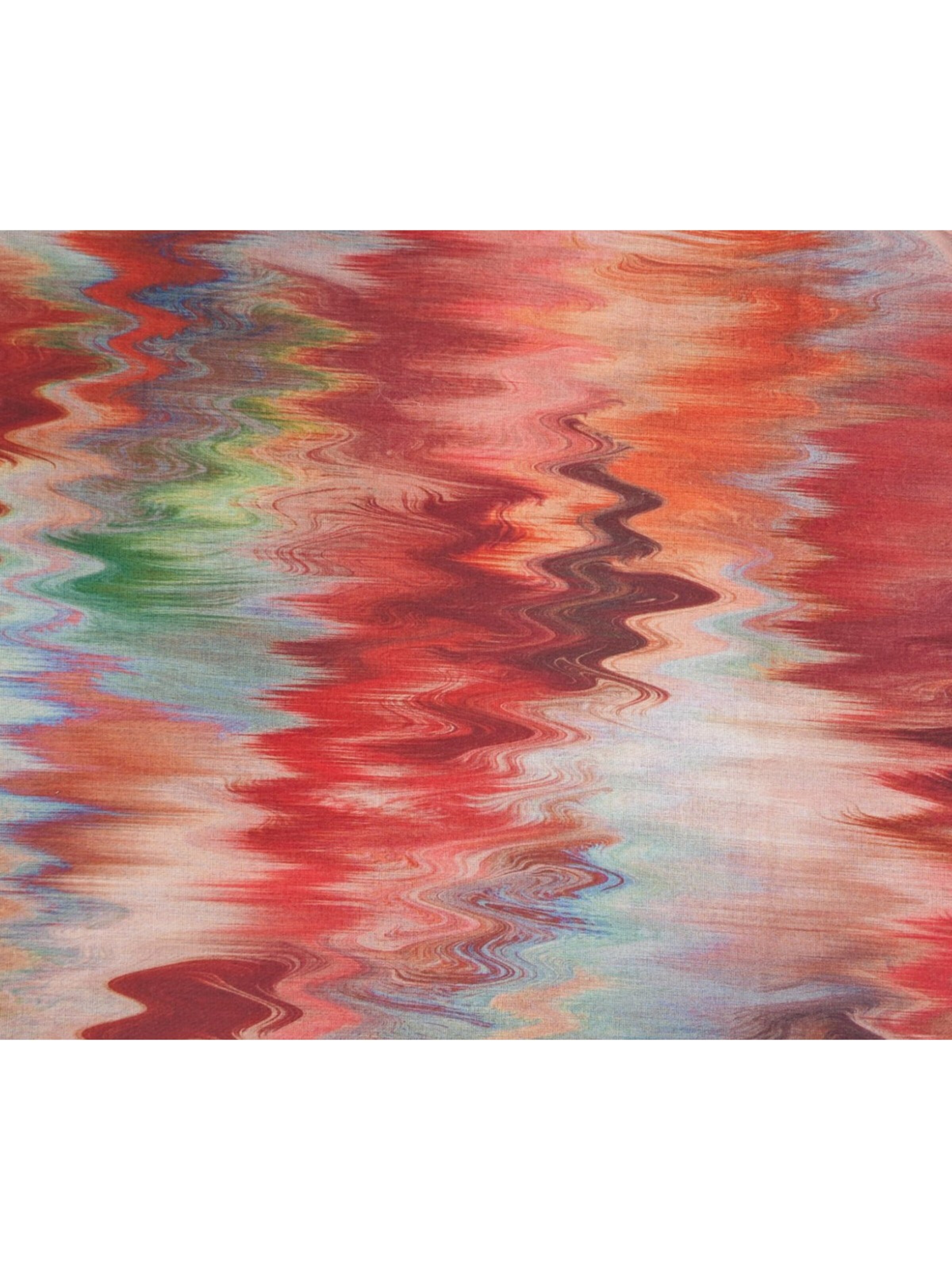 styleBREAKER Schal 'Loop Schal mit Aquarell Wellenmuster'‌‌‌ in Rot