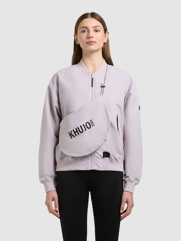 khujo Демисезонная куртка 'Facee' в Лиловый: спереди