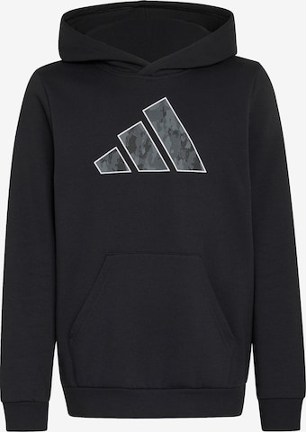ADIDAS SPORTSWEAR Urheilullinen collegepaita värissä musta: etupuoli