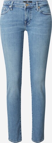 Coupe slim Jean 'PYPER' 7 for all mankind en bleu : devant