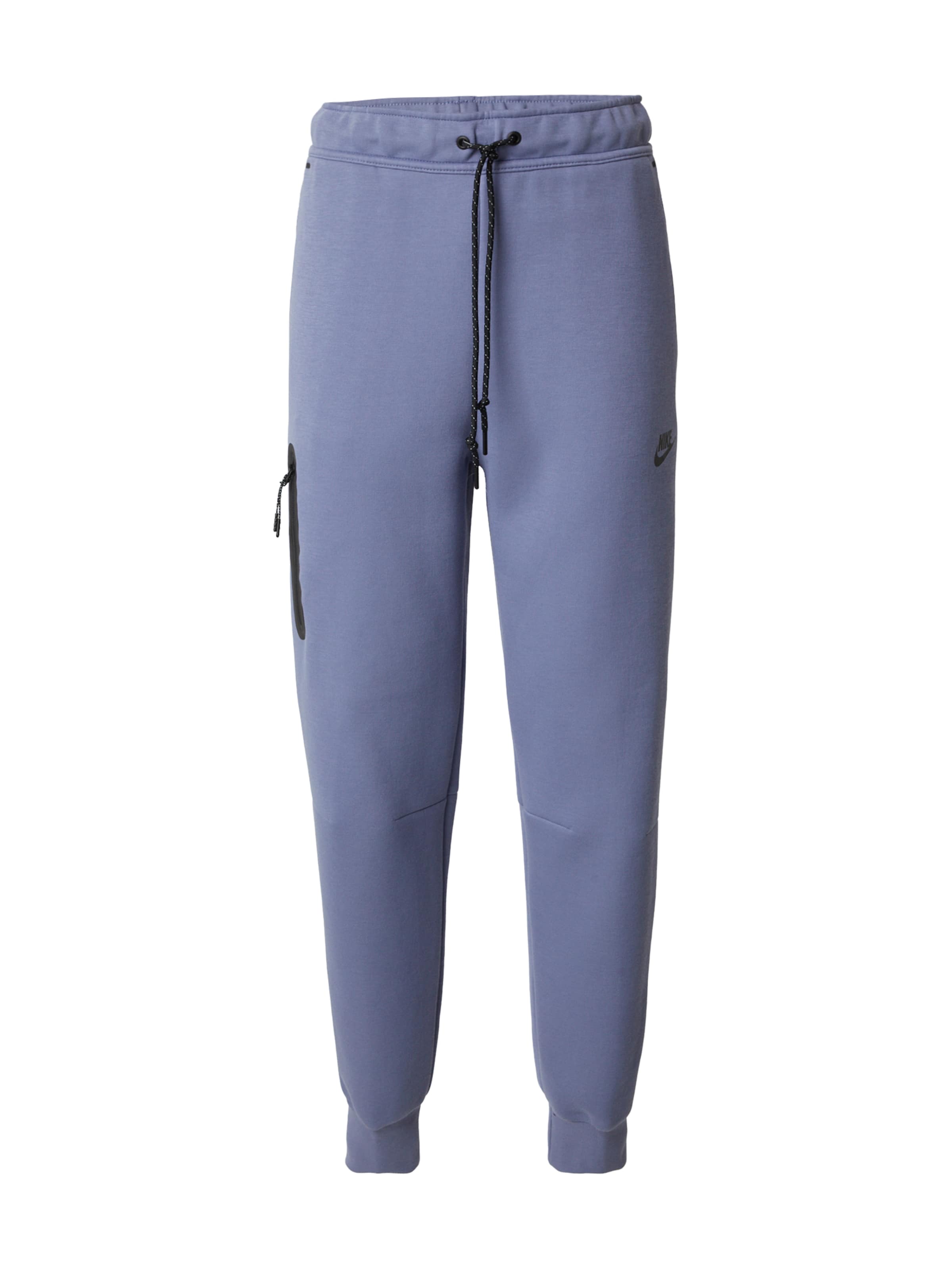 Nike Sportswear - Tapered Pantalón 'TCH FLC' en azul: frente