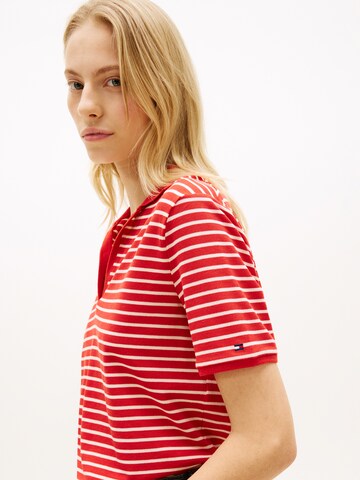 raudona TOMMY HILFIGER Marškinėliai