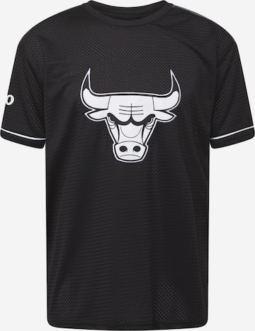 NEW ERA T-Shirt 'Chicago Bulls' in Schwarz: predná strana