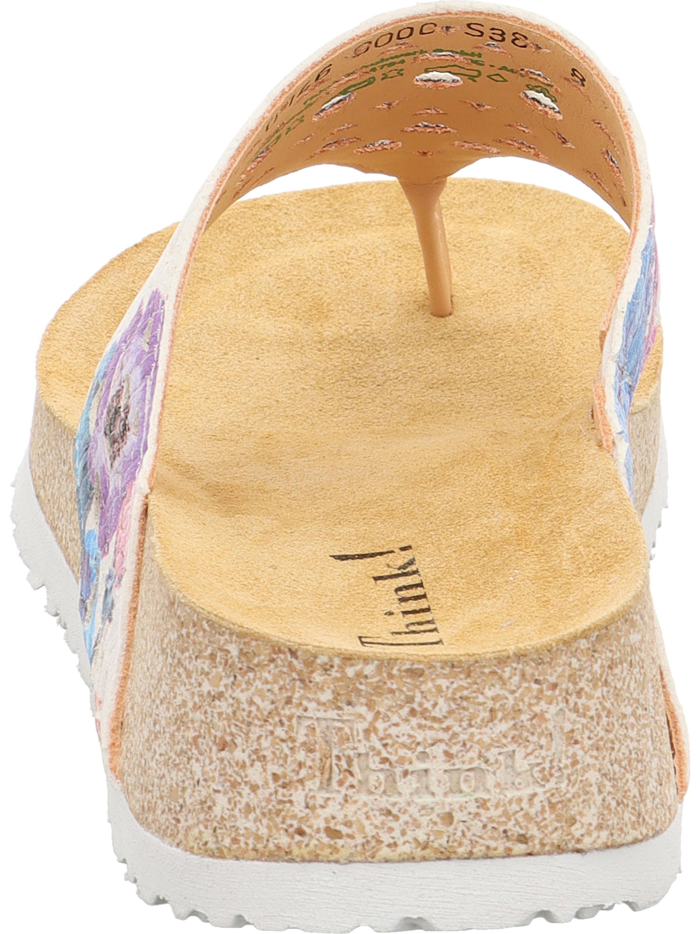 THINK! T-Bar Sandals 'Koak' in Beige