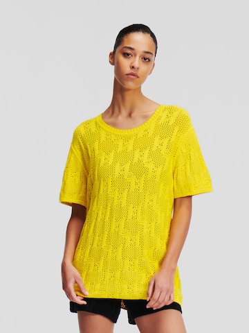 Karl Lagerfeld - Jersey en amarillo: frente