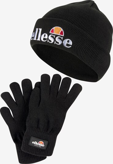 ELLESSE Set in orange / rot / schwarz / weiß, Produktansicht