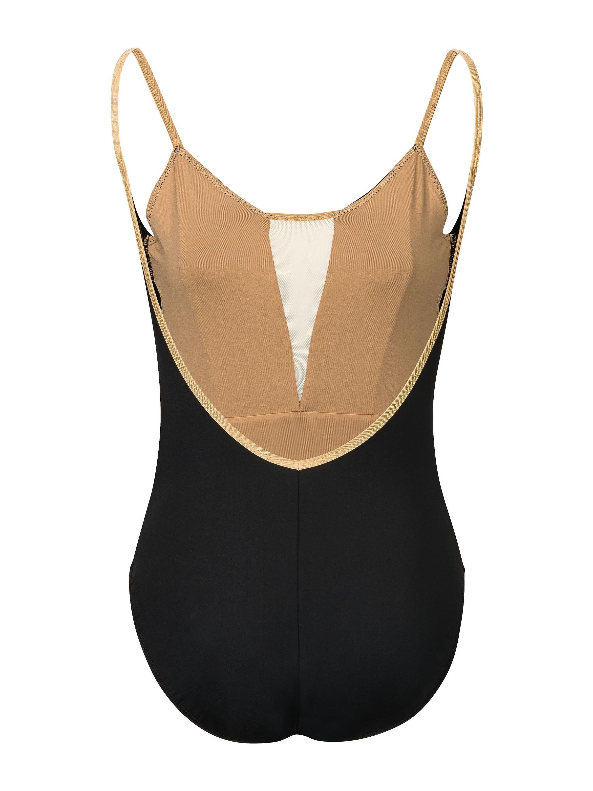 Tanzmuster Athletic Bodysuit 'Giselle' in Black