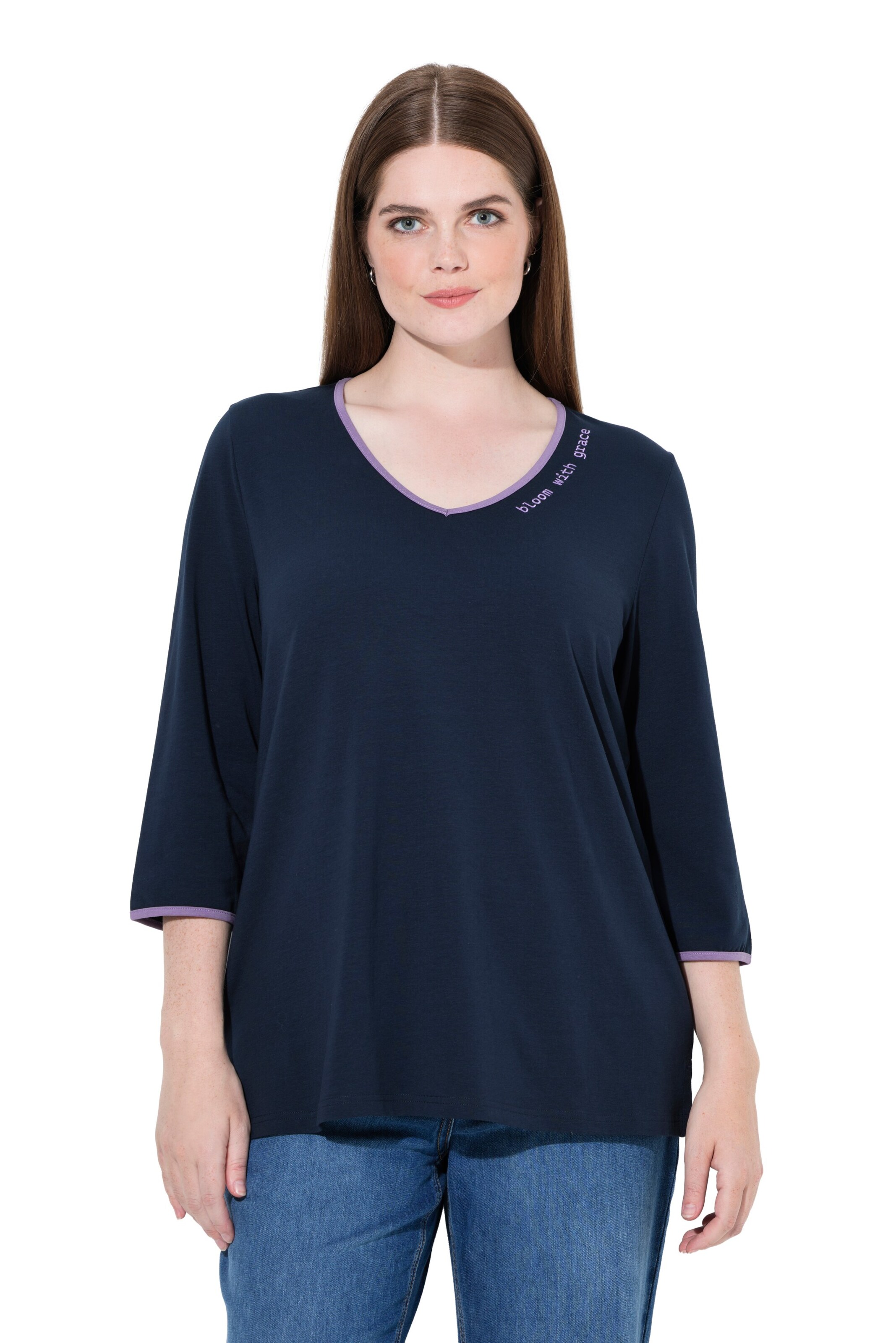 Ulla Popken Shirt in Blue: front