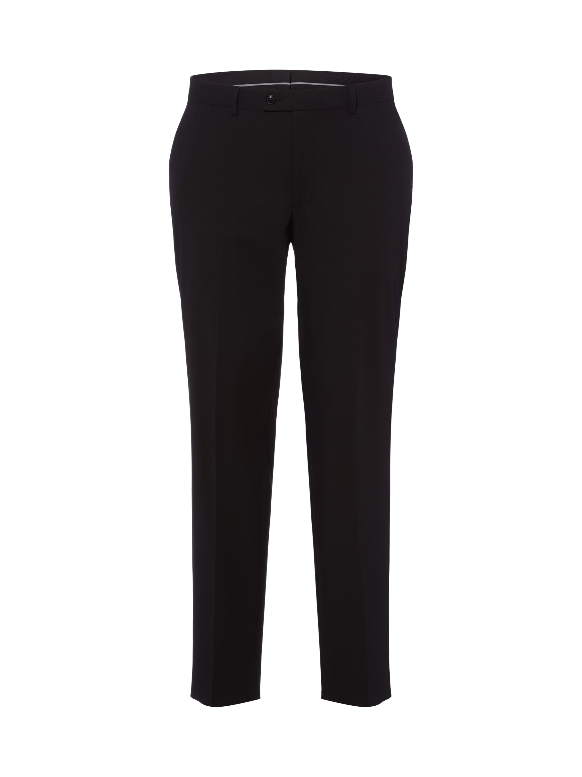 Finshley & Harding Pantalon à plis en noir, Vue avec produit