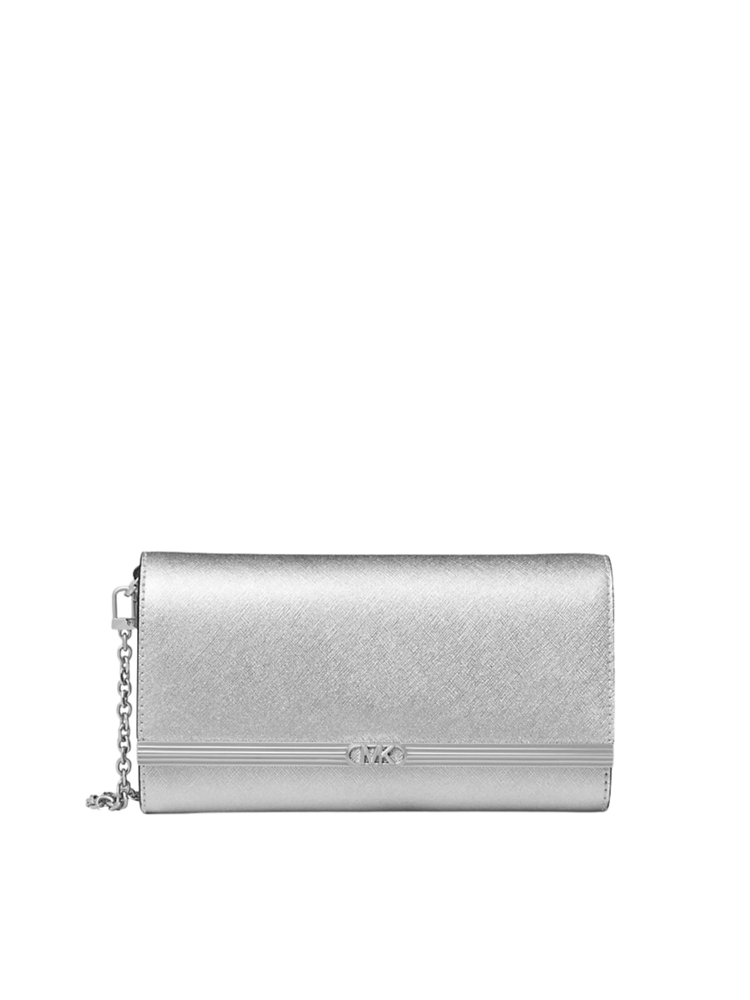 Michael Kors Clutch 'MONA' in Silver, Item view