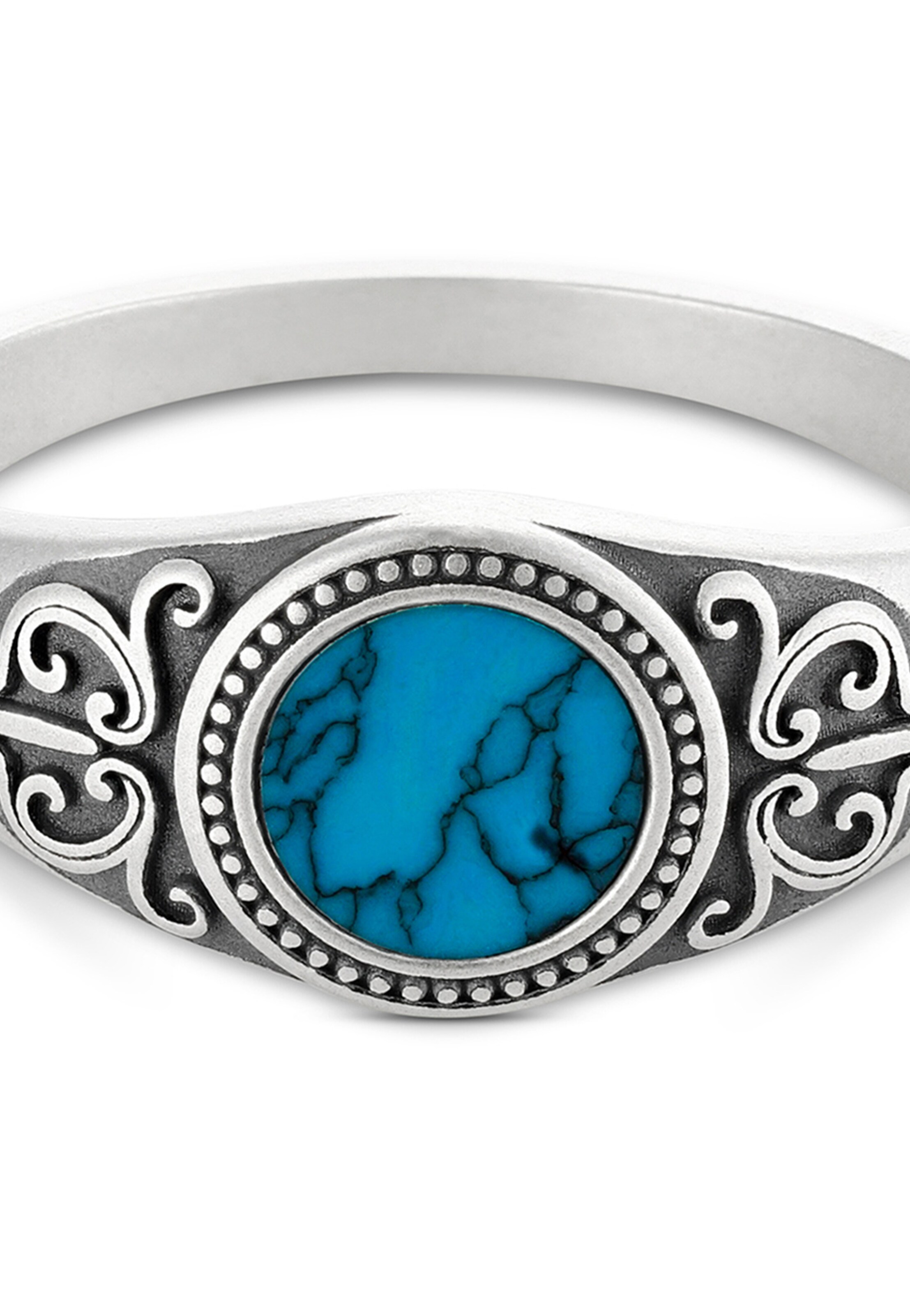 Anello 'Aquastone Signet' di Commen Lines in argento