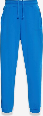 Dropsize Tapered Broek in Blauw: voorkant