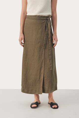 Part Two Skirt 'Gadiela' in Brown