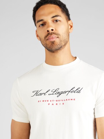 T-Shirt Karl Lagerfeld en beige