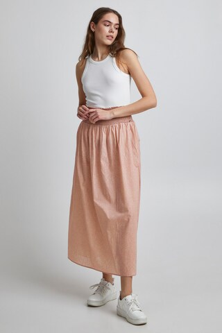 PULZ Jeans Skirt in Pink