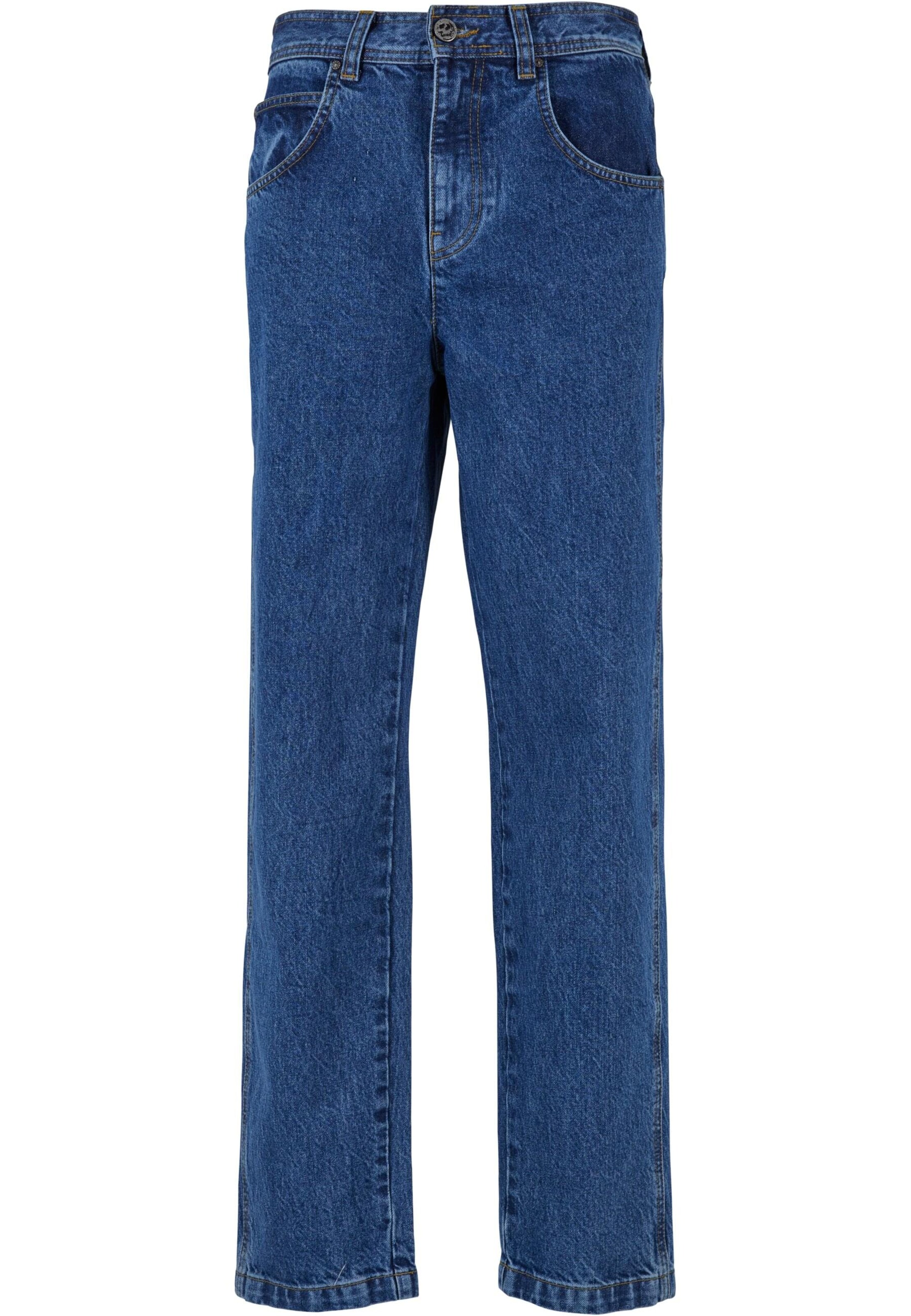 Dangerous DNGRS Avar lõige Teksapüksid, värv sinine: eest vaates