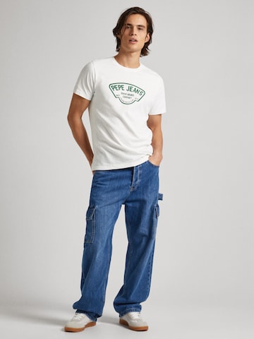 Maglietta 'Cherry' di Pepe Jeans in bianco