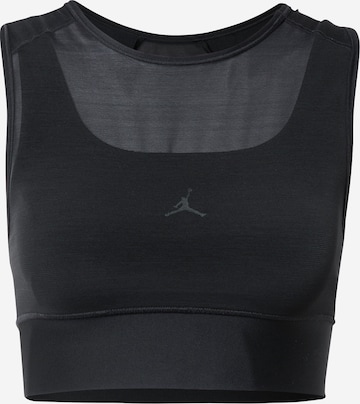 Bustino Reggiseno sportivo di Jordan in nero: frontale