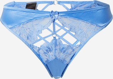 Hunkemöller String in Blauw: voorkant