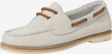 TAMARIS Moccasins in White: front