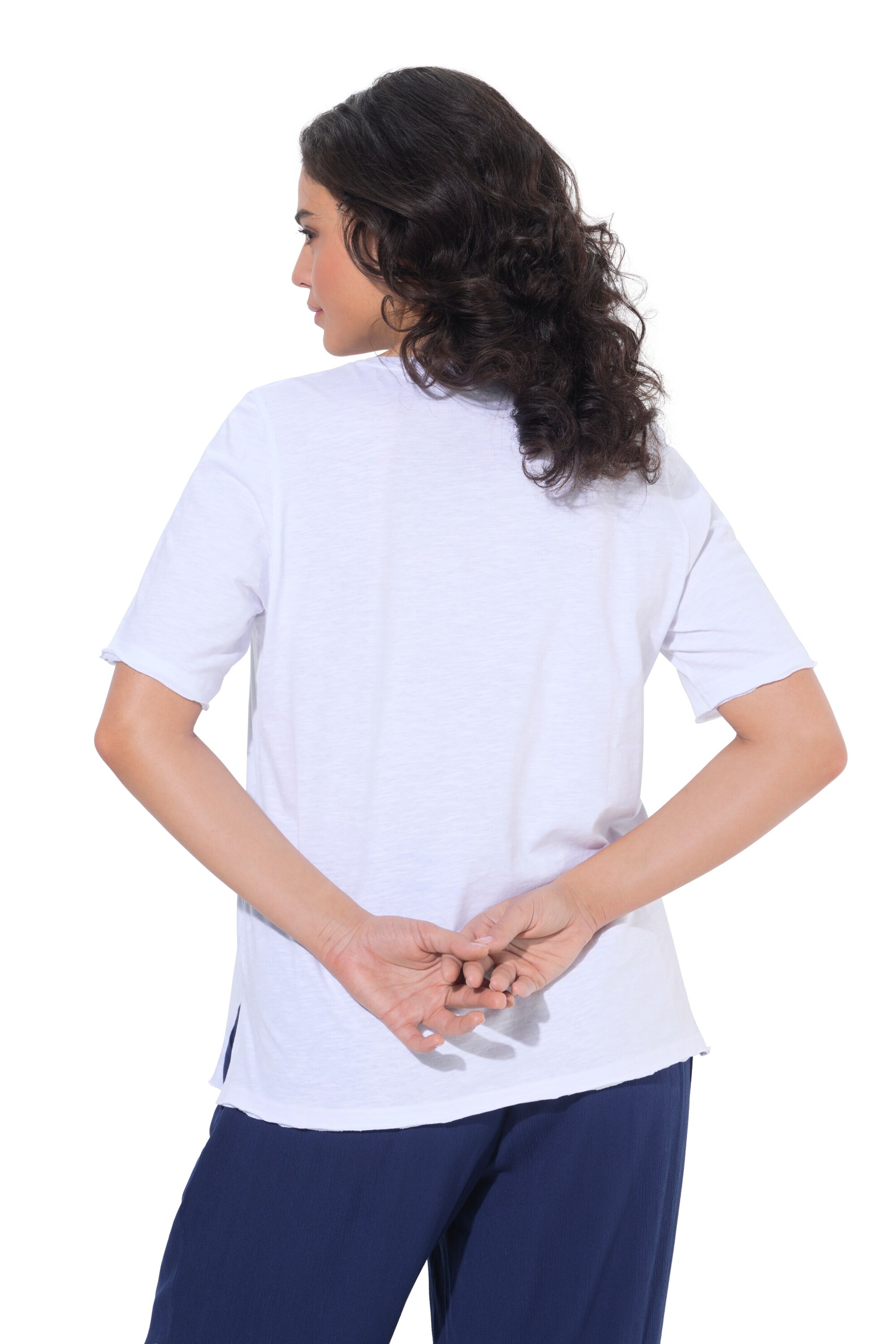 Ulla Popken T-Shirt in Weiß