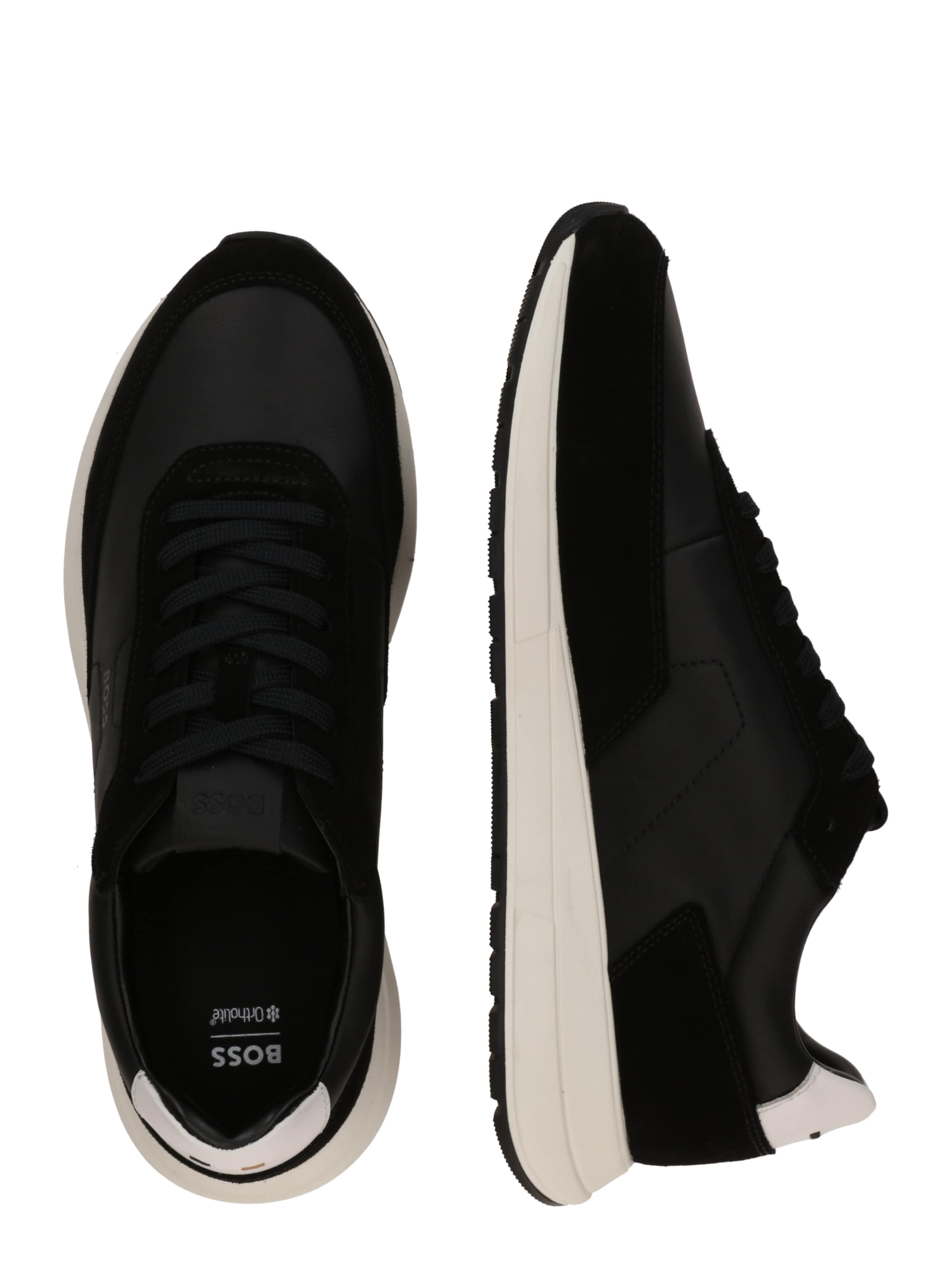 BOSS Низкие кроссовки 'Vinston' в Черный