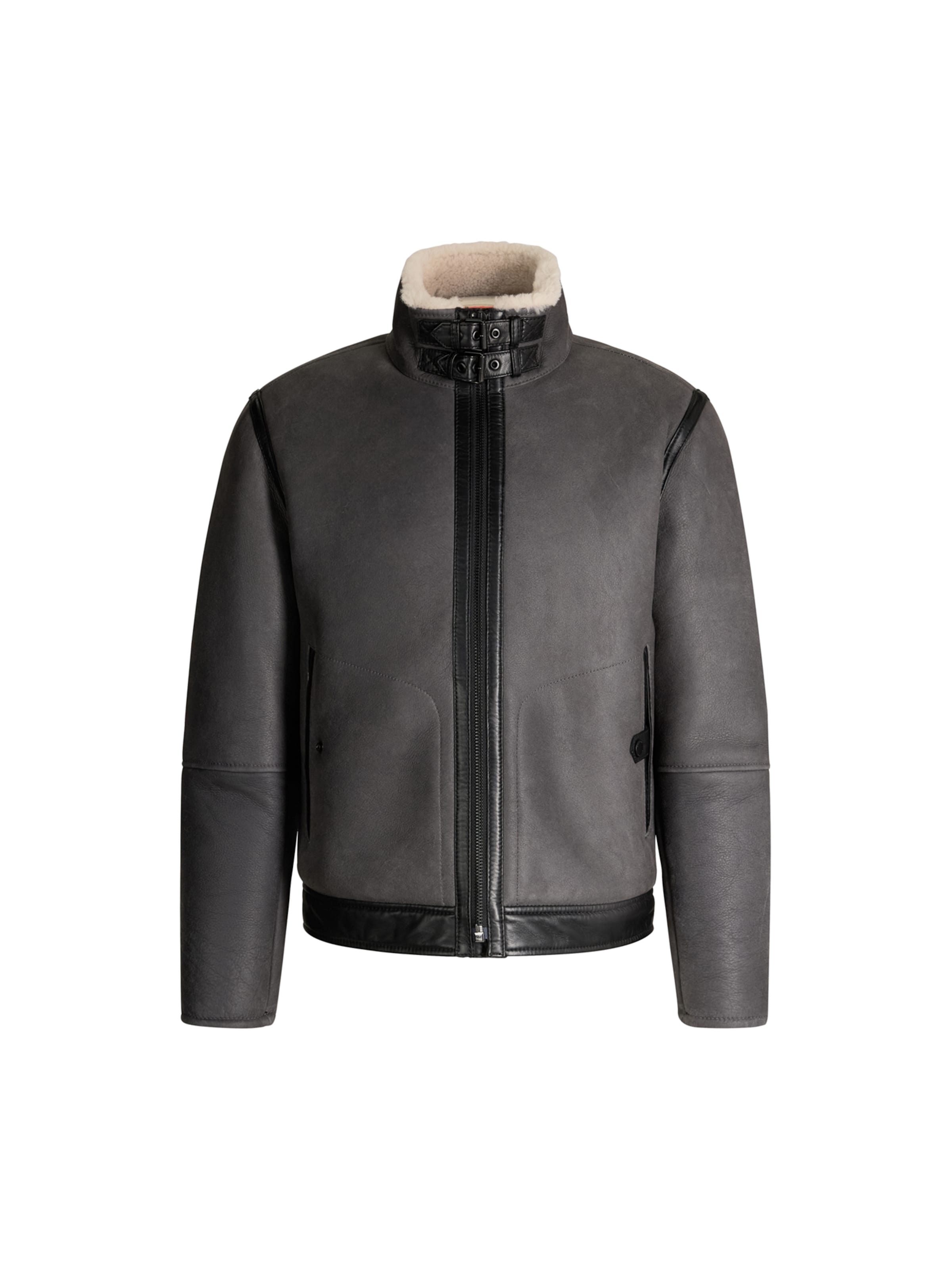 STRELLSON Between-season jacket ' Shelter ' in Grey: front